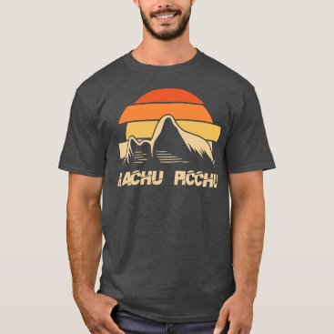 Inca Peru Machu Picchu Ruined city from South T-Shirt Inca Peru Machu Picchu Ruined city from South T-Shirt