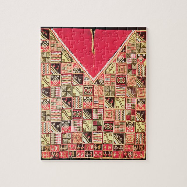 Inca 'Poncho', Bolivia, c.1500 (wool) Jigsaw Puzzle (Vertical)
