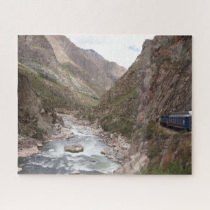 Inca rail train to Machu Picchu in Peru Jigsaw Puzzle