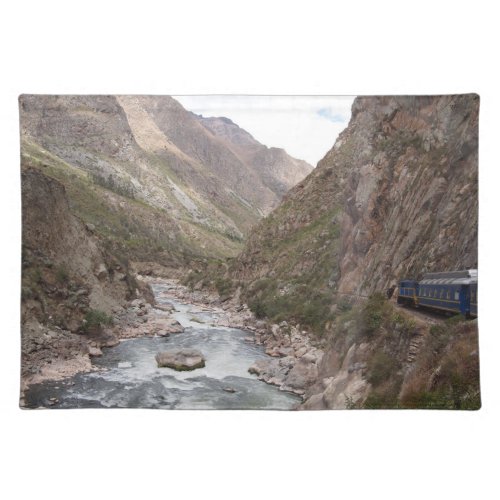 Inca rail train to Machu Picchu placemat