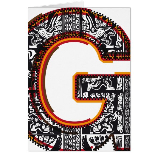 Inca`s font, Letter G (Front)