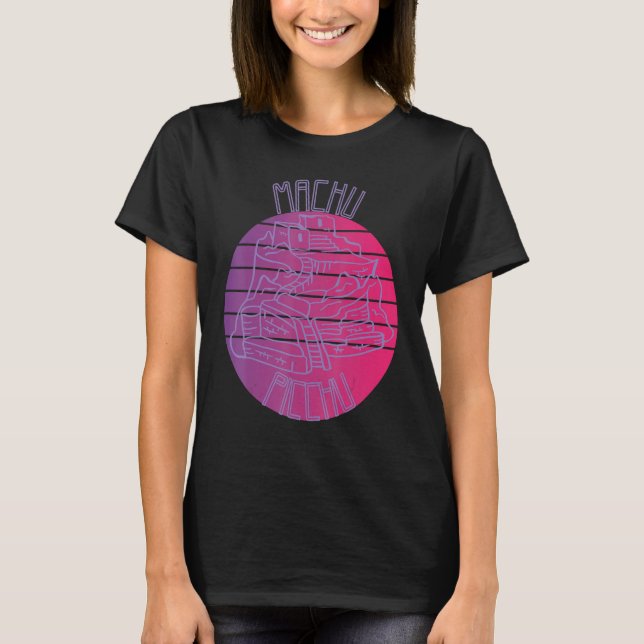Inca town Peru Machu Picchu Ruined city South Amer T-Shirt (Front)