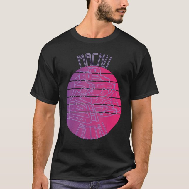 Inca town Peru Machu Picchu Ruined city South Amer T-Shirt (Front)