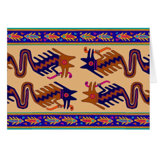 Inca Tribal Serpent (Front Horizontal)