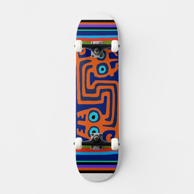 Inca Tribal Skateboard (Front)
