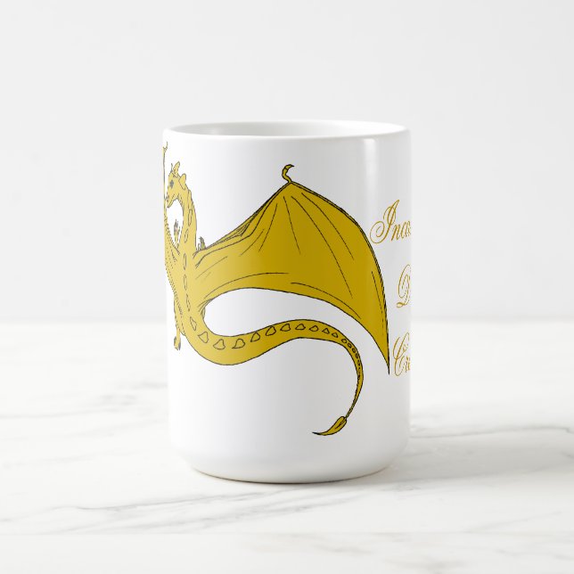 Incandescent Dragon Creations  mug - Gold (Center)