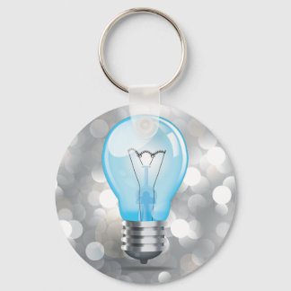 Incandescent light bulb keychain