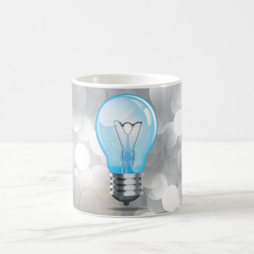 Incandescent light bulb magic mug