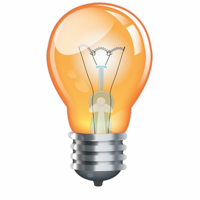 Incandescent light bulb statuette (Front)