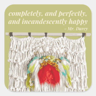 Incandescently Happy Pride and Prejudice Sticker