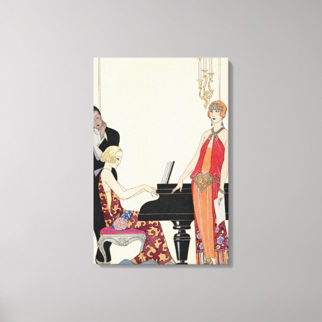 Incantation, illustration for 'Gazette du Bon Ton' Canvas Print (Front)