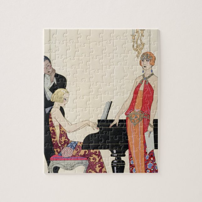 Incantation, illustration for 'Gazette du Bon Ton' Jigsaw Puzzle (Vertical)