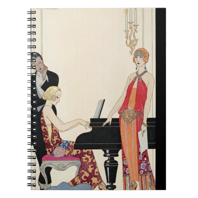 Incantation, illustration for 'Gazette du Bon Ton' Notebook (Front)