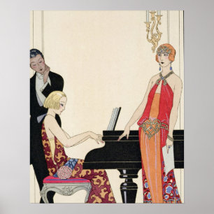 Incantation, illustration for 'Gazette du Bon Ton' Poster