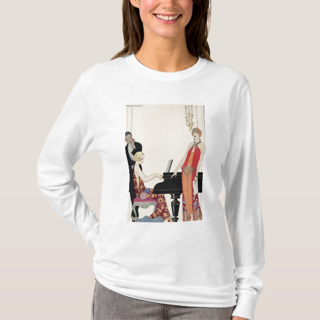 Incantation, illustration for 'Gazette du Bon Ton' T-Shirt (Front)
