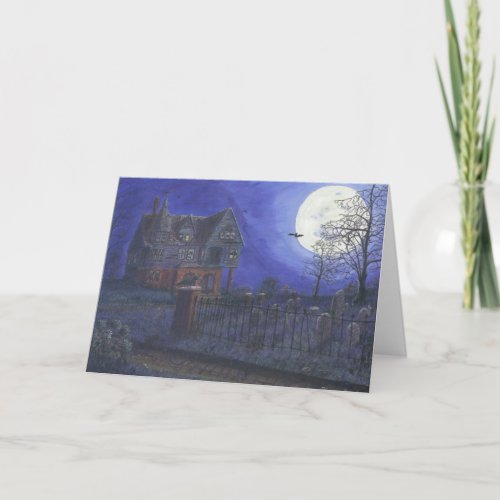 Incarcerated Haunted House Greeting Card