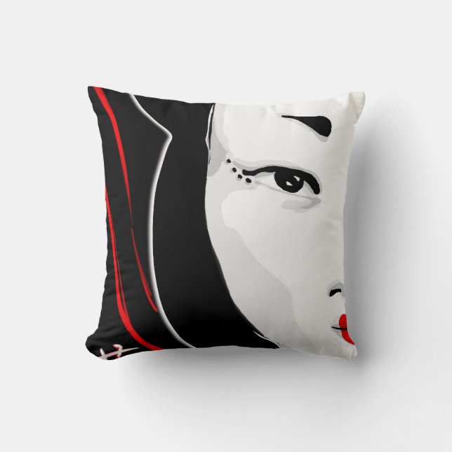 Incarnation of Art Throw Pillow (Front)
