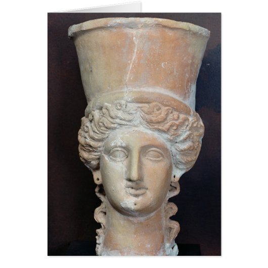 Incense burner of the head of a female (Front)