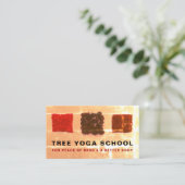 Incense Squares, Yoga Instructor Business Card (Standing Front)