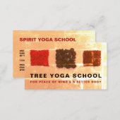 Incense Squares, Yoga Instructor Business Card (Front/Back)