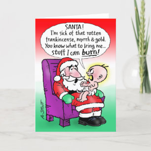 INCENSED JESUS 2 - HOLIDAY CARD