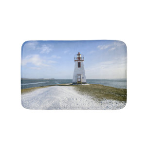 Inch Arran Lighthouse New Brunswick Bathroom Mat