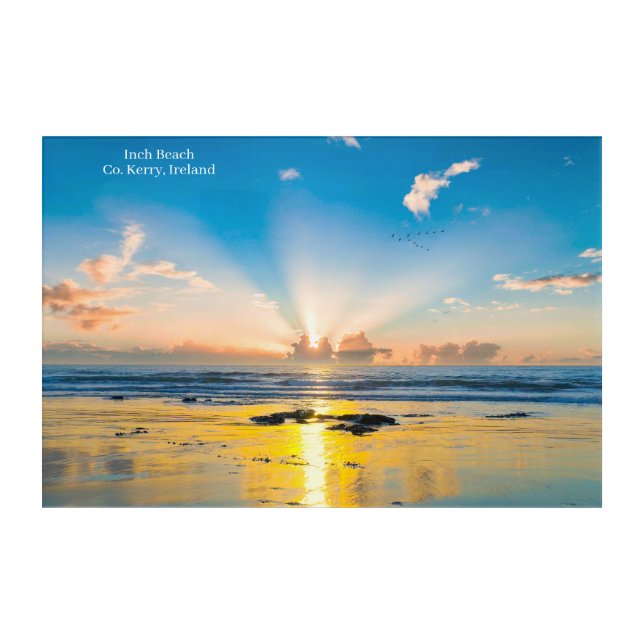 Inch Beach Acrylic Print (Front)