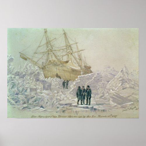Incident on a Trading Journey HMS Terror Poster