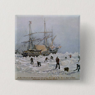 Incidents on a Trading Journey: HMS Terror Pinback Button
