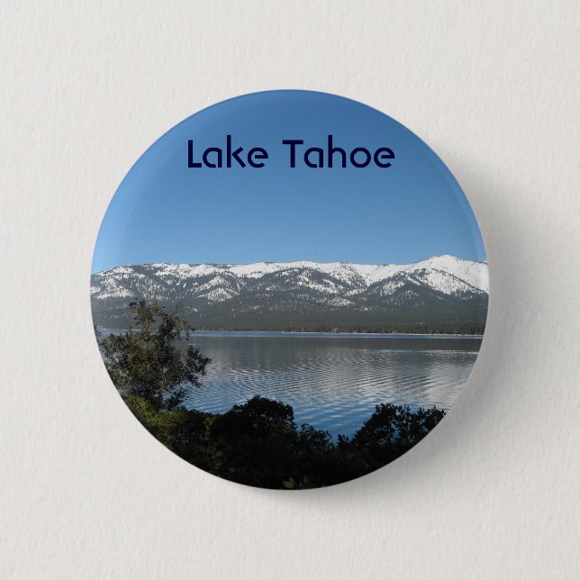 Incline Village, North Shore Lake Tahoe Pinback Button (Front)