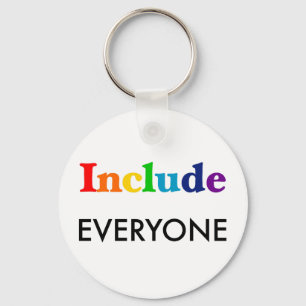 Include Everyone - Neurodiversity Awareness Keychain
