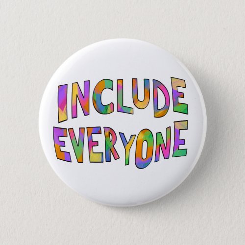 Include Everyone Typography Neurodiversity White Button