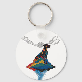 Inclusion Canine Vista Design Keychain