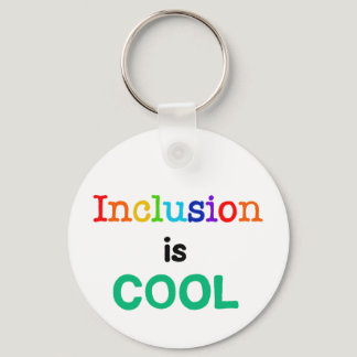 Inclusion is COOL - Neurodiversity Awareness Keychain