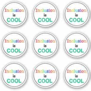 Inclusion is COOL Neurodiversity Awareness Pack Sticker