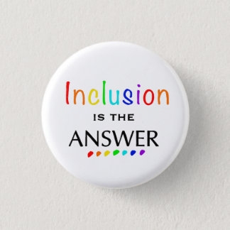 Inclusion is the Answer - Neurodiversity Awareness Button