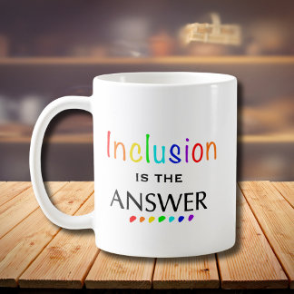 Inclusion is the Answer - Neurodiversity Awareness Coffee Mug