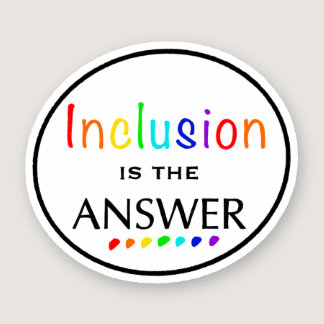 Inclusion is the Answer - Neurodiversity Awareness Sticker