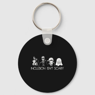 Inclusion Isn't Scary Slp Halloween Sped Teacher G Keychain