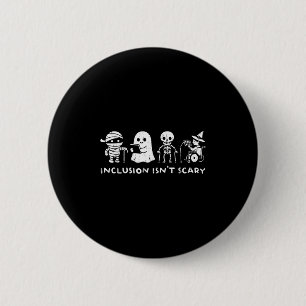 Inclusion Isn't Y Slp Halloween Ghost Mummy Sped T Button