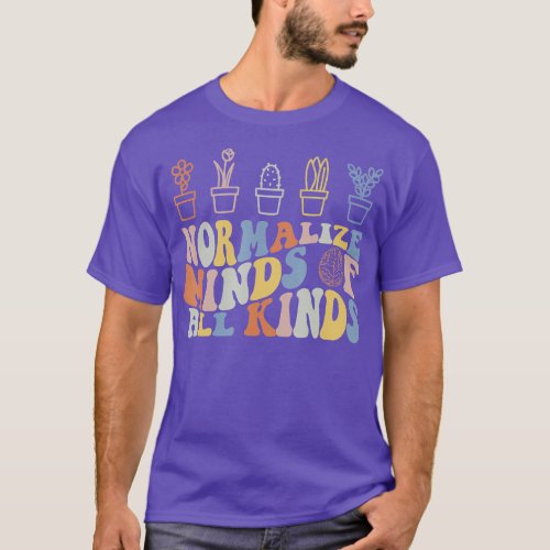 Inclusion Normalize Minds Of All Kinds Autism Awar T_Shirt