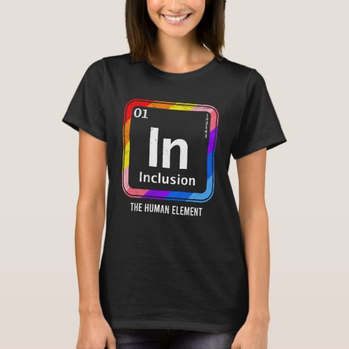 Inclusion The Human Element Solidarity Diversity T_Shirt