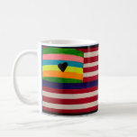 Inclusive American flag mug<br><div class="desc">America has room for us all!!</div>