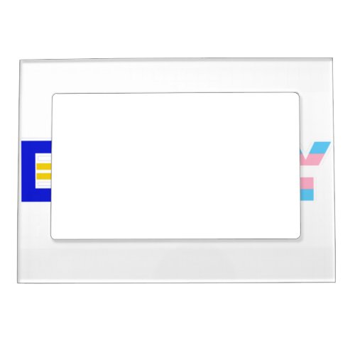 Inclusive Equality Flag Magnetic Frame