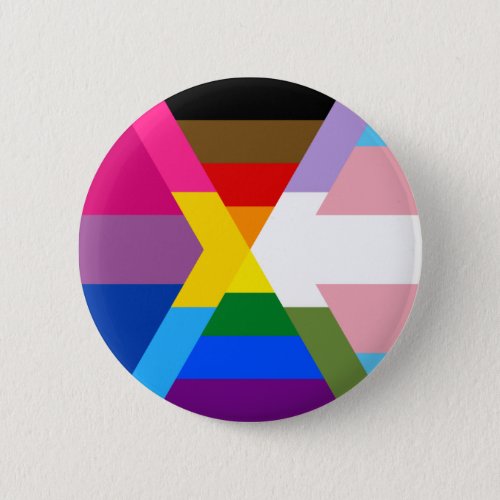 Inclusive Flag w Bi Pan Trans and GQ Colors Bu Button