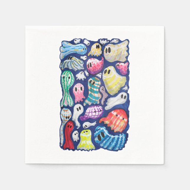 Inclusive Ghosts Napkins (Front)