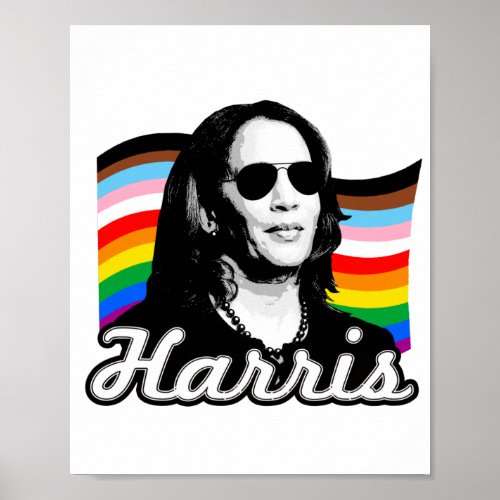 Inclusive Harris Flag Poster