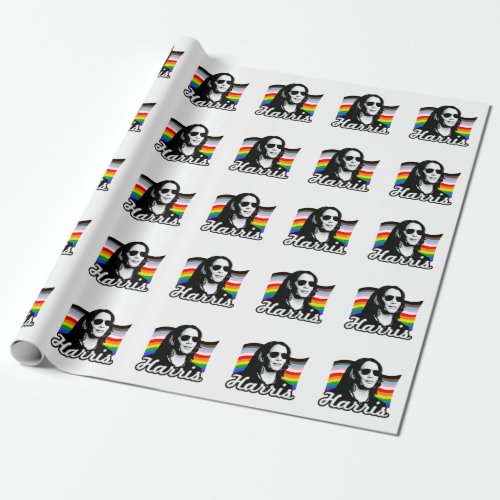 Inclusive Harris Flag Wrapping Paper