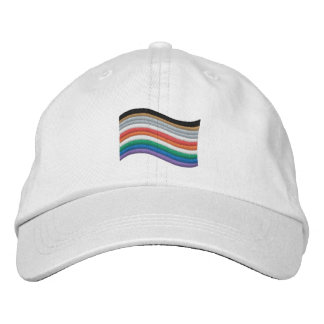 Inclusive LGBTQ+ Pride Flag Embroidered Baseball Cap