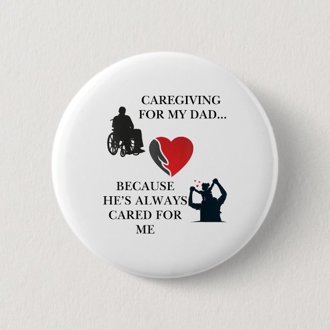 Inclusive Love Caregiver Appreciation Tee _1  Button (Front)